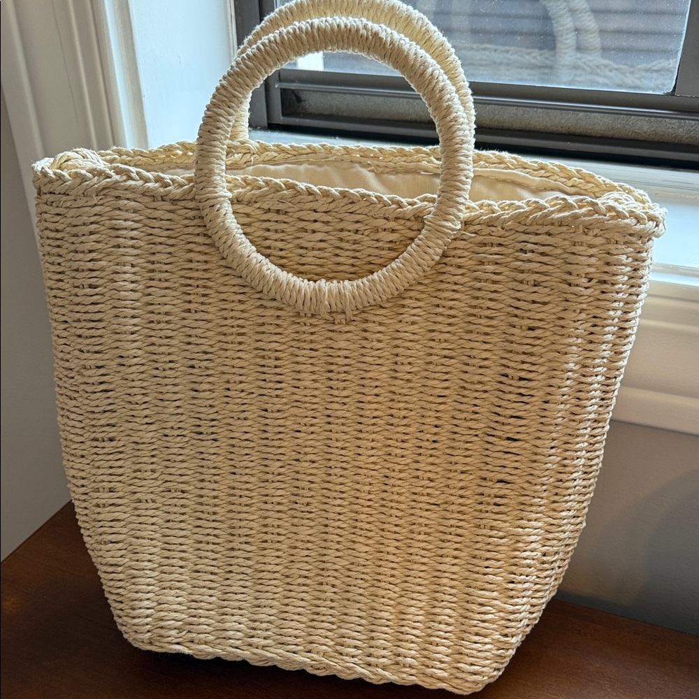 Woven Spring/Summer Tote Bag